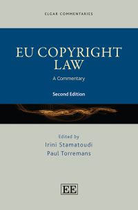 Cover image: EU Copyright Law 2nd edition 9781786437792