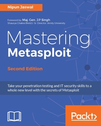 Cover image: Mastering Metasploit - Second Edition 2nd edition 9781786463166
