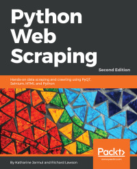 Cover image: Python Web Scraping - Second Edition 2nd edition 9781786462589