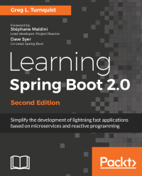 Cover image: Learning Spring Boot 2.0 - Second Edition 2nd edition 9781786463784