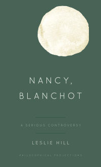 Cover image: Nancy, Blanchot 1st edition 9781786608888