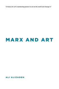 Cover image: Marx and Art 1st edition 9781786610119