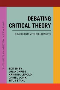 Imagen de portada: Debating Critical Theory 9781786614780