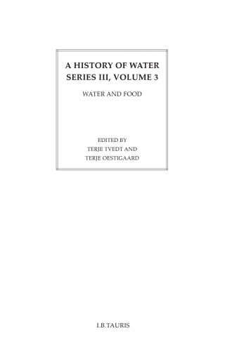 Cover image: A History of Water: Series III, Volume 3 1st edition 9781780768717