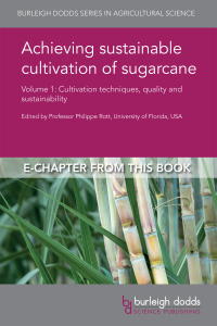 表紙画像: Achieving sustainable cultivation of sugarcane Volume 1 1st edition 9781786761446
