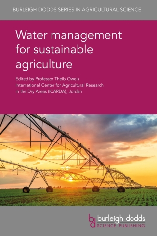 Cover image: Water management for sustainable agriculture 1st edition 9781786761767