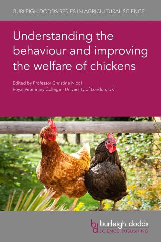 Cover image: Understanding the behaviour and improving the welfare of chickens 1st edition 9781786764225