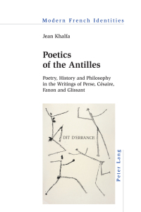 Cover image: Poetics of the Antilles 1st edition 9783034308953