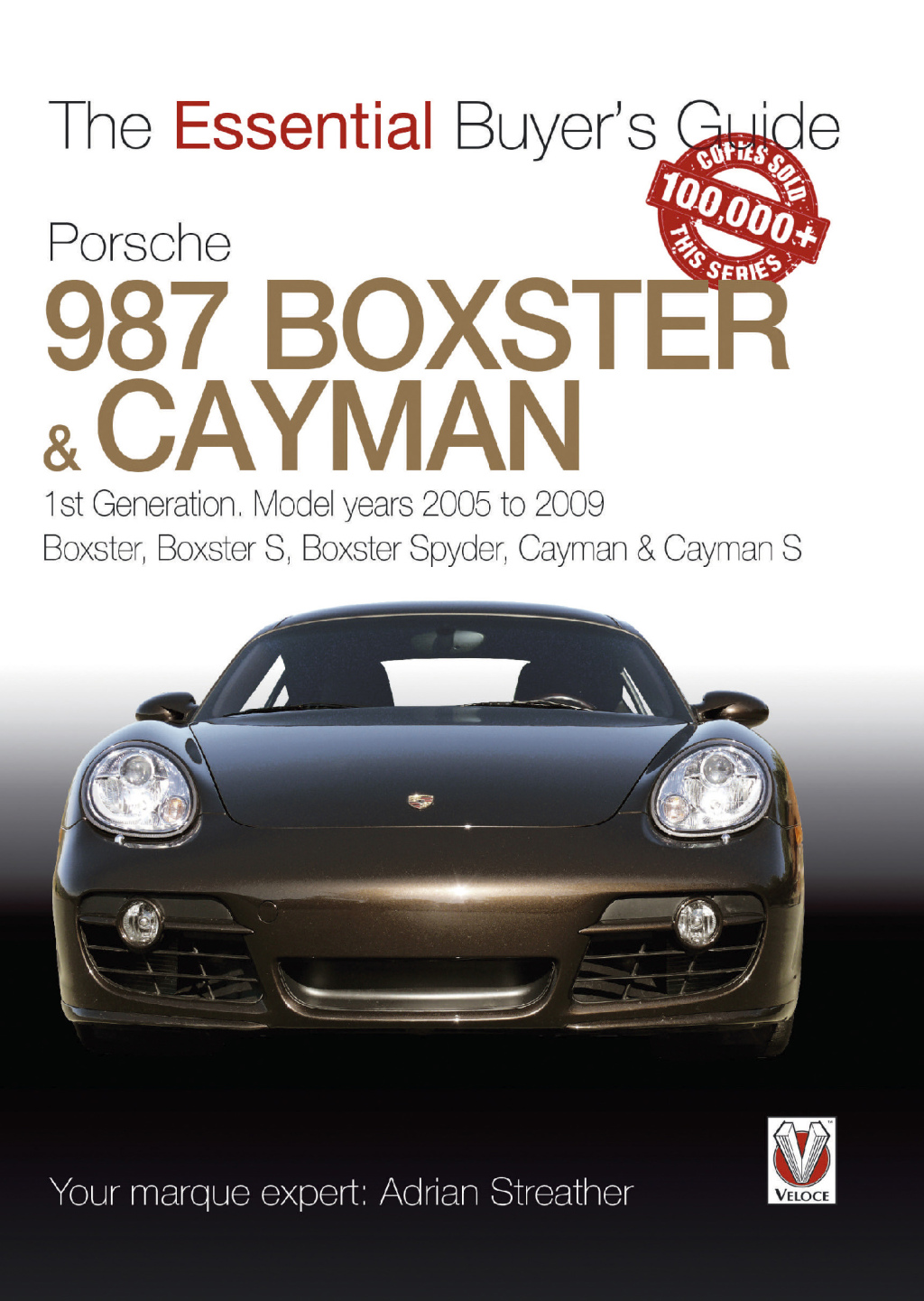 Porsche 987 Boxster & Cayman 1st Generation: model years 2005 to 2009 Boxster, Boxster S, Boxster Spyder, Cayman & Cayman S