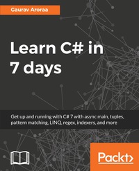 Cover image: Learn C# in 7 days 1st edition 9781787287044