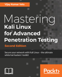 Cover image: Mastering Kali Linux for Advanced Penetration Testing - Second Edition 2nd edition 9781787120235