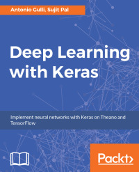 Imagen de portada: Deep Learning with Keras 1st edition 9781787128422
