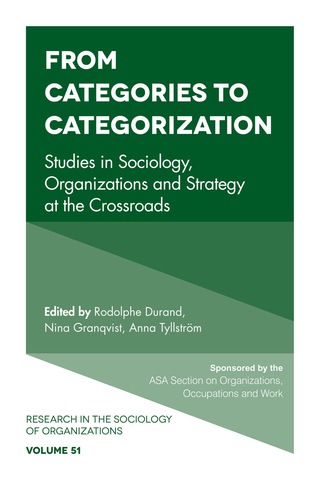 Cover image: From Categories to Categorization 9781787142398
