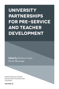 Titelbild: University Partnerships for Pre-service and Teacher Development 9781787142657