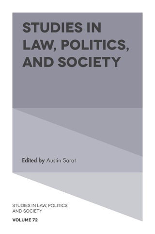 Immagine di copertina: Studies in Law, Politics, and Society 9781787143449