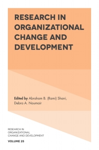 Cover image: Research in Organizational Change and Development 9781787144361