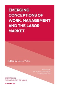 Titelbild: Emerging Conceptions of Work, Management and the Labor Market 9781787144606