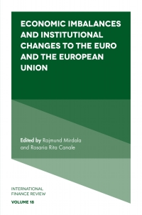 Imagen de portada: Economic Imbalances and Institutional Changes to the Euro and the European Union 9781787145108