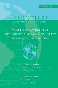 表紙画像: World Agricultural Resources and Food Security 9781787145160