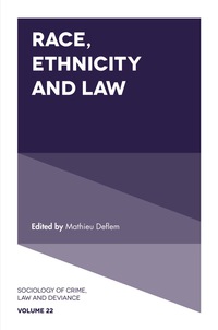 Cover image: Race, Ethnicity and Law 9781787146044