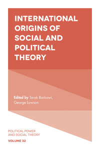 Titelbild: International Origins of Social and Political Theory 9781787142671