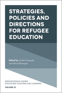 Cover image: Strategies, Policies and Directions for Refugee Education 9781787147980