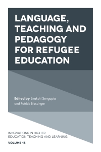 Imagen de portada: Language, Teaching and Pedagogy for Refugee Education 9781787148000