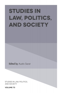 Cover image: Studies in Law, Politics, and Society 9781787148123