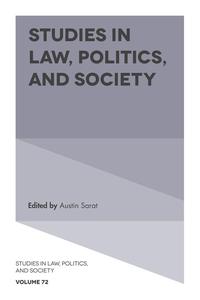 Omslagafbeelding: Studies in Law, Politics, and Society 9781787143449