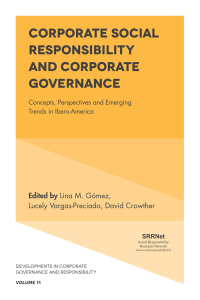Imagen de portada: Corporate Social Responsibility and Corporate Governance 9781787144125