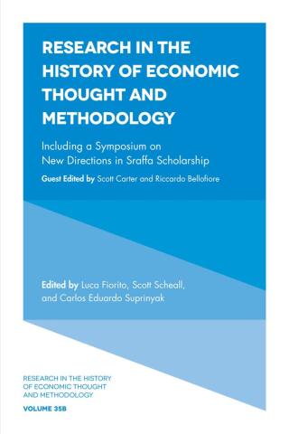 Cover image: Including a Symposium on New Directions in Sraffa Scholarship 9781787145405