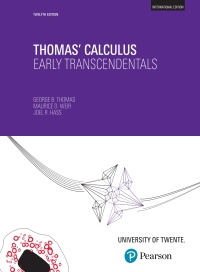 صورة الغلاف: CU Thomas Calculus 12   H17 1st edition 9781787260702