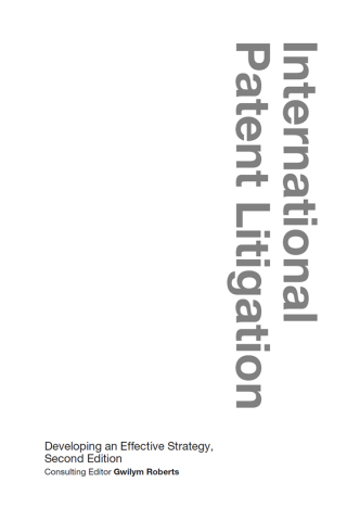 Imagen de portada: International Patent Litigation 2nd edition 9781909416550