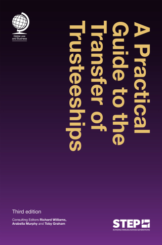 Cover image: A Practical Guide to the Transfer of Trusteeships 3rd edition 9781787421134