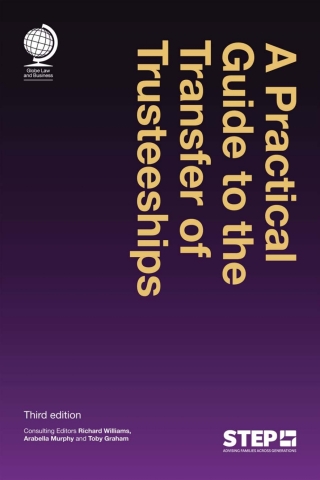 Cover image: A Practical Guide to the Transfer of Trusteeships 3rd edition 9781787421134