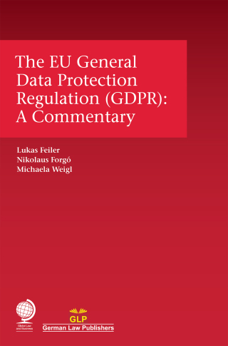 Cover image: The EU General Data Protection Regulation (GDPR) 1st edition 9781787421363