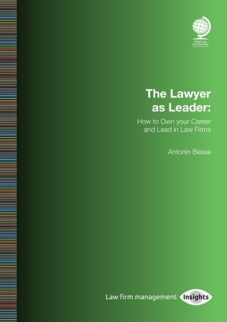 Cover image: The Lawyer as Leader: How to Own your Career and Lead in Law Firms 1st edition 9781787422322