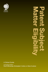 Imagen de portada: Patent Subject Matter Eligibility 1st edition 9781787424463