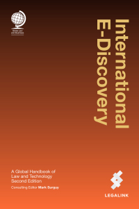 Cover image: International E-Discovery 2nd edition 9781787424500