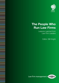 صورة الغلاف: The People Who Run Law Firms 1st edition 9781787424623