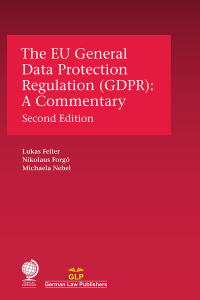 Cover image: The EU General Data Protection Regulation (GDPR) 2nd edition 9781787424784
