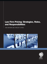 صورة الغلاف: Law Firm Pricing 1st edition 9781783580958