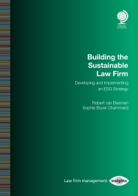 表紙画像: Building the Sustainable Law Firm 1st edition 9781787428072