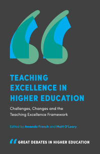 Cover image: Teaching Excellence in Higher Education 9781787147621