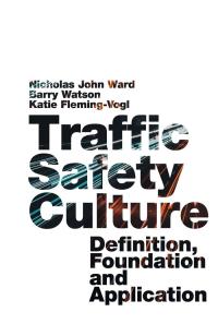 صورة الغلاف: Traffic Safety Culture 9781787146181