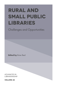 表紙画像: Rural and Small Public Libraries 9781787431126