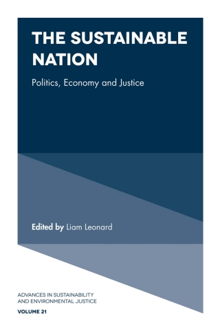 Cover image: The Sustainable Nation 9781787433809
