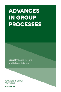 Titelbild: Advances in Group Processes 9781787431935