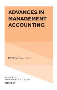 Cover image: Advances in Management Accounting 9781787432987