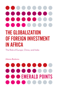 Imagen de portada: The Globalization of Foreign Investment in Africa 9781787433588
